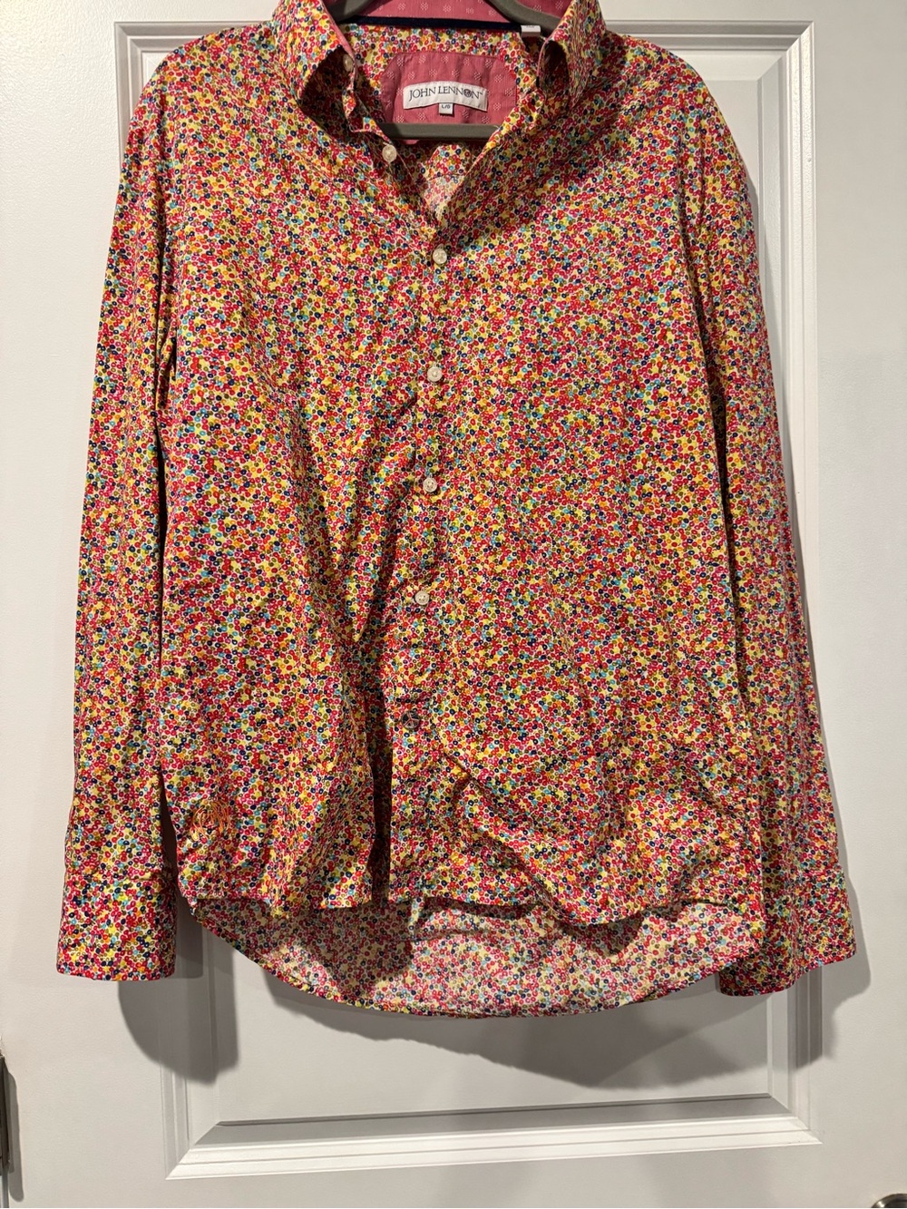 John Lennon & Co. Men's Multi-Color Floral Button-Up Shirt